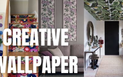 6 Creative Ideas to Use Wallpaper Home Decoration.