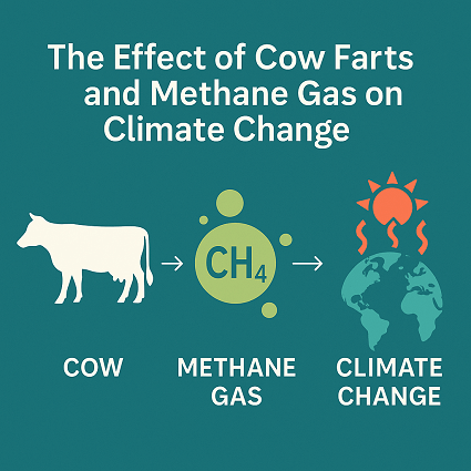 The Effect of Cow Farts and Methane Gas on Climate Change
